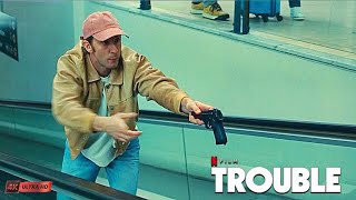 Escalator Scene  Trouble 2024  Movie Clip HD  Swedish Film