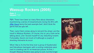 Movie Review Wassup Rockers 2005