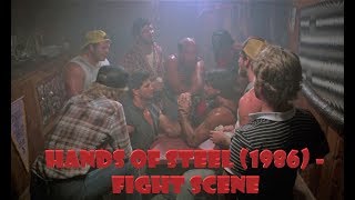 Hands Of Steel 1986  Arm Wrestling and Bar Fight Scene