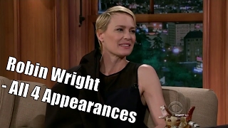 Robin Wright Aka Claire Underwood Speaks Swedish  44 Appearances In Order HD
