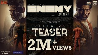 Enemy Hindi  Official Teaser  VishalAryaPrakash Raj  Anand Shankar  Vinod  Thaman Sam CS