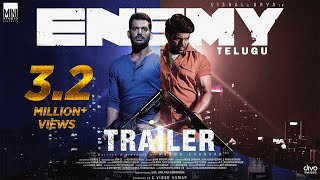 Enemy Telugu Official Trailer Vishal  Arya  Anand Shankar  Mamta Mohandas  Thaman S  Sam CS