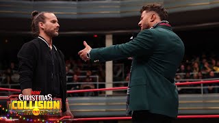 Adam Cole  MJF FACE OFF before AEW Worlds End  122124 AEW Collision