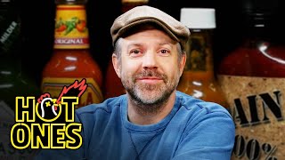 Jason Sudeikis Embraces Da Bomb While Eating Spicy Wings  Hot Ones
