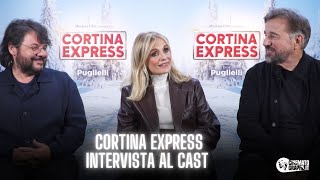 CORTINA EXPRESS 2024  Intervista a Christian De Sica Isabella Ferrari e Lillo Petrolo