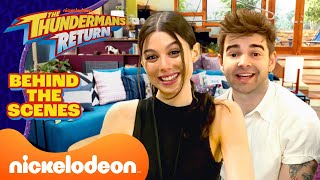 Thundermans Cast Reunites  Reacts to The Thundermans Return Movie Set  Nickelodeon