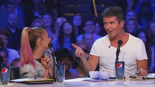 Demi Lovato and Simon Cowell  Funniest moments on The X factor  Season 2 16 LEGENDADO