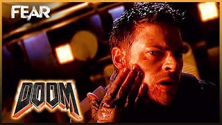 First Person Shooter Sequence Full Scene  Doom 2005  Fear