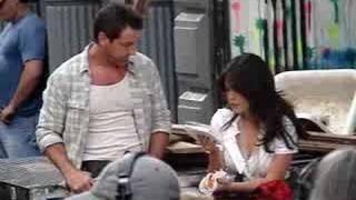 LINDSAY PRICE FILMS ON SET OF  LIPSTICK JUNGLE 71108