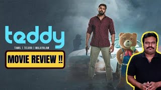 Teddy Review by Filmi craft Arun  Arya  Sayyeshaa  Shakti Sounder Rajan