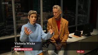 Victoria Wicks Stephen Tompkinson Drop The Dead Donkey Theatre Tour On BBC Breakfast 09032024