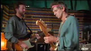 Eric Clapton Keith Richards Chuck Berry Jam 1986 Video with Synchronized Sound