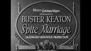 Spite Marriage 1929 Trailer