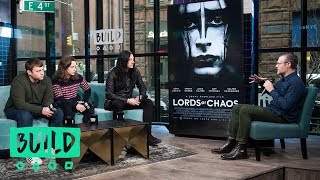 Jonas kerlund Rory Culkin  Emory Cohen Discuss The Movie Lords of Chaos