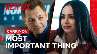 Taron Egerton and Sofia Carson Get Into An Argument Over Lunch  CarryOn  Netflix Philippines