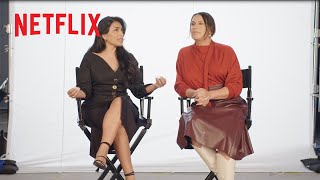 Karla Sofa Gascn  Adriana Paz Break Down The Meeting Scene From Emilia Prez  Netflix