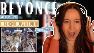 First Time Watching BEYONC BOWL  Christmas NFL Halftime Show  Vocal Coach Reaction  Analysis