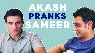 Akash pranks Sameer  Dil Chahta Hai  Aamir Khan  Saif Ali Khan  Akshay Khanna