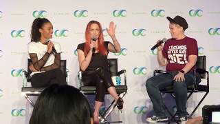 Caity Lotz  Maisie RichardsonSellers Legends of Tomorrow panel  ClexaCon