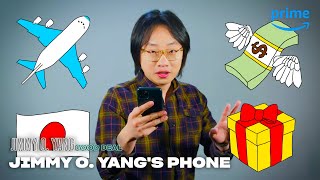 Jimmy Shows Us Whats On His Phone  Jimmy O Yang Good Deal  Prime Video