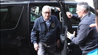 Robert De Niro Filming At The Zero Day Set In New York City  27 April 2024