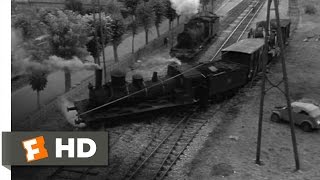 The Train 510 Movie CLIP  Train Wreck 1964 HD
