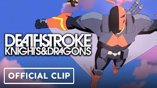 Deathstroke Knights  Dragons  Exclusive Official Sky Battle Clip