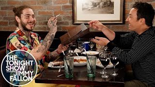 Post Malone Takes Jimmy Fallon to Olive Garden