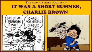 It Was a Short Summer Charlie Brown all scenes based on individual Peanuts strips