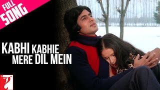 Kabhi Kabhie Mere Dil Mein Song  Amitabh Bachchan Rakhee  Mukesh  Khayyam  Sahir Ludhianvi