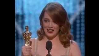 Emma Stone Oscars Speech for Best Actress Win  Oscars 2017