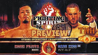 Gabe Kidd vs Kosei Fujita Konosuke Takeshita vs TJP  NJPW Fighting Spirit Unleashed 2024 Preview