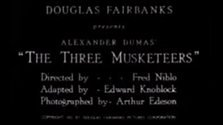 The Three Musketeers  1921  starring Douglas Fairbanks  directed by Fred Niblo Silent film