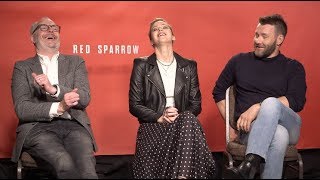 RED SPARROW interviews  Jennifer Lawrence Joel Edgerton Francis Lawrence