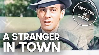 A Stranger in Town  COLORIZED  Frank Morgan  Classic Film  Romance  English