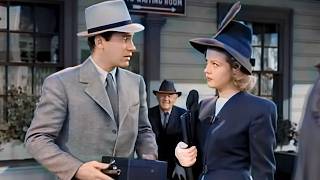 A Stranger in Town 1943 Romance Hes on the Side of Law Order AND Love