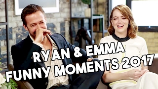 Ryan Gosling and Emma Stone  La La Land  Funny Moments 2017