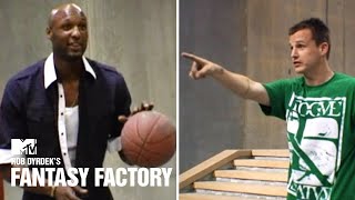 Lamar Odom and Rob Dyrdek Ball in the Fantasy Factory