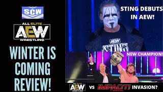 AEW Winter Is Coming Review AEWImpact Partnership AEW vs Impact Invasion Sting Debuts In AEW