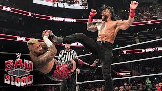 Cody Rhodes  Roman Reigns vs The Bloodline Bad Blood 2024 highlights