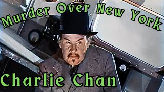 Murder Over New York 1940   Charlie Chan  colorized