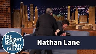 Nathan Lane and Jimmy Fallon Get in a Brawl