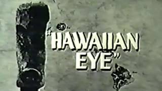 Televisions Vintage Black  White TV era Hawaiian Eye