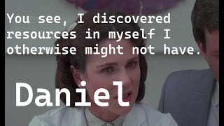 Daniel 1983  I discovered resources in myself scene