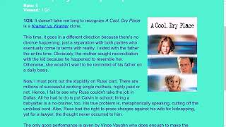 Movie Review A Cool Dry Place 1998