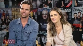 Amanda Peet and David Walton Bent