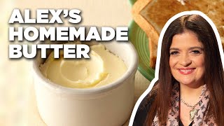 How to Make HOMEMADE BUTTER with Iron Chef Alex Guarnaschelli  Alexs Day Off  Food Network