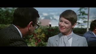 Wine Scene with Glenda Jackson  Walter Matthau from Hopscotch 1980