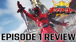 Ohsama Sentai KingOhger Episode 1 REVIEW I am the King  SERIES PREMIERE