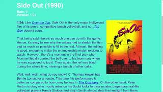 Movie Review Side Out 1990